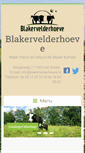 Mobile Screenshot of blakervelderhoeve.nl